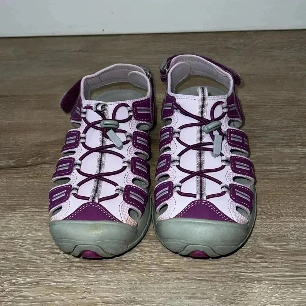 Khombu River Sandals Purple Sandy